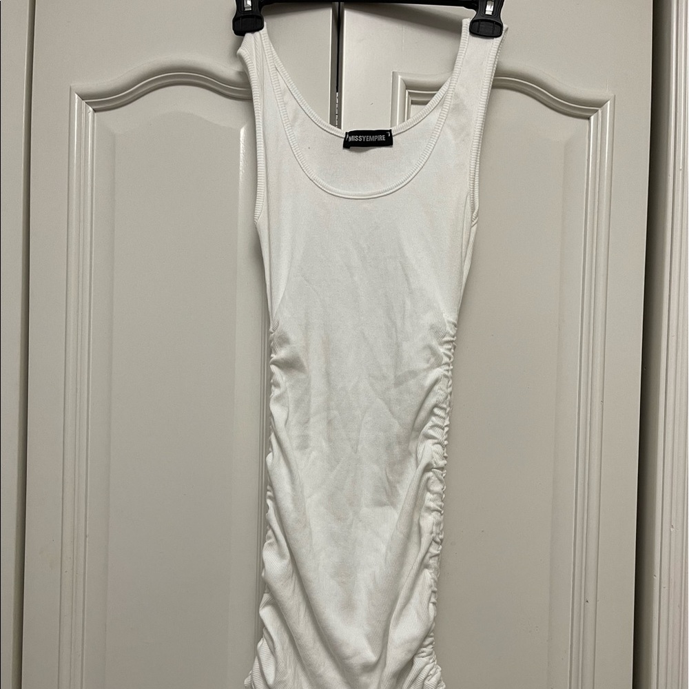 White mini dress